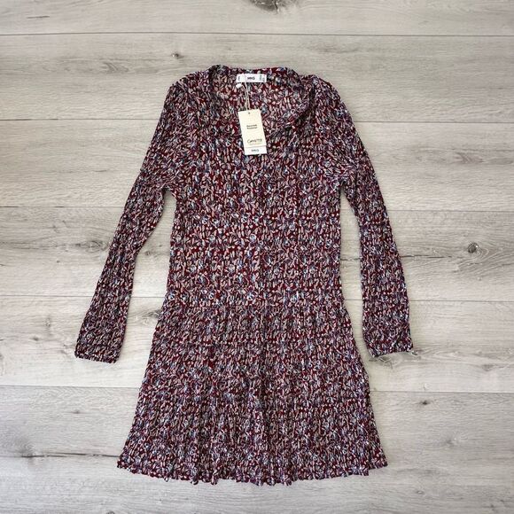 Mango‎ Floral print dress Red 2 NWT IN PACKAGING - Picture 8 of 11